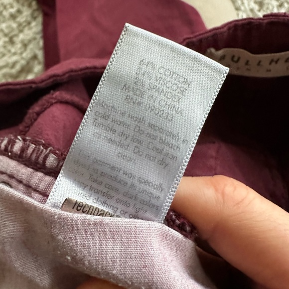 Bullhead (Aritzia) Crimson Denim Skinny Jeans Sz 0 - Picture 11 of 14